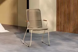 Venture Design Valgomojo kėdė Bois 46x43.5 cm Smėlio spalvos virvė