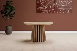 Venture Design Valgomojo stalas Dope MDF natūralus