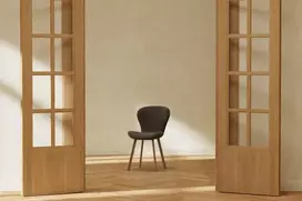 Venture Design Valgomojo kėdė Lilja, ruda, lininė
