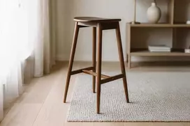 Venture Design Baro kėdė Orust 43x36x77 cm Ruda guminė mediena