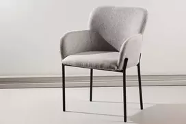 Venture Design Valgomojo kėdė Vätö 51x55 cm smėlio spalvos plienas