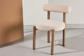 Venture Design Valgomojo kėdė Tillo 49x49 cm Balto plieno