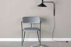 Venture Design Fotelis Arrow 47x47x44 cm Pilkas aksomas