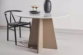 Venture Design Valgomojo stalas Bootcut 110x75 cm Smėlio spalvos