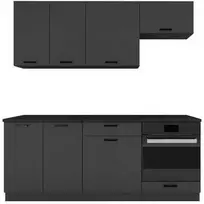 STOLKAR Cosmo Design ANIKA graphite/graphite 2.0 kitchen furniture set