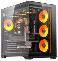 DarkFlash C280 computer case (juodas) + 7 fans