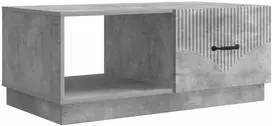 Kavos staliukas Betono pilka 90 x 50 x 37 cm Apdirbta mediena