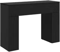 Kavos staliukas Juoda 102 x 35 x 75 cm Apdirbta mediena
