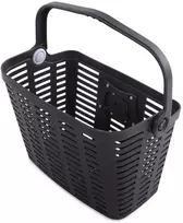 Wozinsky WKR-PK plastikas handlebar bicycle basket - juodas