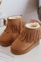 Vaikiški sniego batai su dekoratyviniais kutais Camel Nimia