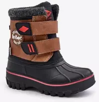 Vaikiški sniego batai su Velcro užsegimu Lee Cooper rudos spalvos