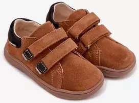 Vaikiški batai barefoot šviesiai rudi Bartek