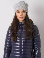 Pilka moteriška kepurė
