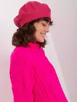 Fuksijų spalvos skrybėlė