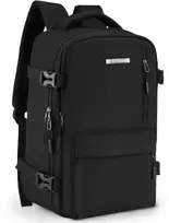 Zagatto Lengva rankinio bagažo kuprinė 40x25x15 cm, tinkama Ryanair ir Wizz Air, juoda