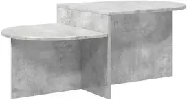 Kavos staliukas Betono pilka 100 x 50 x 40 cm Apdirbta mediena