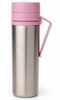 Termogertuvė Brabantia Make & Take, 0.5 l, sidabro sp./rožinė sp.
