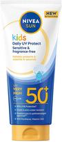 Losjonas įdegio priežiūrai kūnui/veidui Nivea Sun Kids SPF50+, 100 ml