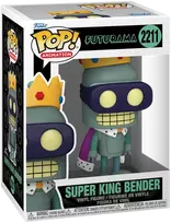 FUNKO POP! Raktų pakabutis: Futurama - King Bender, 9 cm