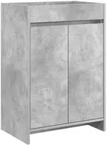 Vonios spintelė po kriaukle Betono pilka 56 x 37,5 x 81 cm