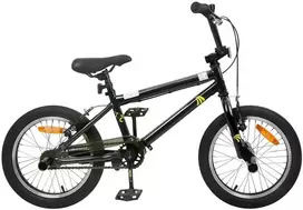 BMX Dviratis 20 Colių skirta vyresniems nei 9 metų Juoda