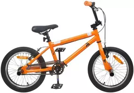 BMX Dviratis 18 Colių 7-10 metų amžiaus Oranžinė