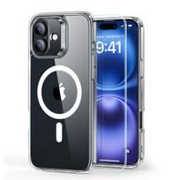 dėklas + grūdintas stiklas iPhone 16“ - skaidrus