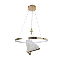Šviestuvas lubų Light Prestige Marissa Ring, LED, 3000 - 6000 °K, 2 x 33 W, aukso sp./balta sp.