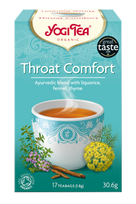 YOGI TEA Throat Comfort Bio arbatos maišeliai, 17 vnt.