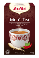 YOGI TEA Men’s Tea Bio arbatos maišeliai, 17 vnt.
