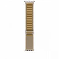 APPLE 49mm Tan Alpine Loop - Small - Natural Titanium Finish