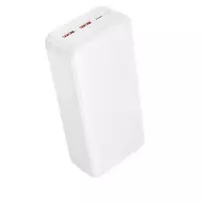 Borofone BJ80B Clever Power Bank | 30,000 mAh | 22.5W | PD, QC | USB-A, USB-C | white