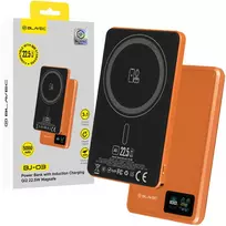 Blavec BJ-03 Ultra Slim 7,8mm Power Bank | 5,000 mAh | 22.5W | USB-C, MagSafe | orange
