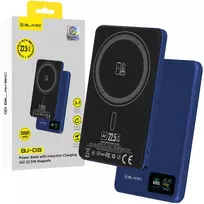 Blavec BJ-03 Ultra Slim 7,8mm (PBBJ03-MC5N) Power Bank | 5,000 mAh | 22.5W | USB-C, MagSafe | blue