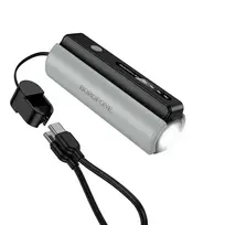 Borofone BJ87 Star Power Bank | 5,000 mAh | USB-C | LED flashlight | black