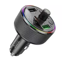 Hoco car transmitter FM bluetooth 2 x USB A + Type C PD QC3.0 30W E82 black