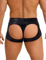 SuperLove Sexy Matte Look Boxer Thong 303 Black L
