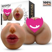 InToYou LikeTrue Sela Super Realistic Vagina & Mouth 635g Brown