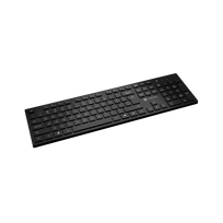 Natec Keyboard, Slim, US, Wiress, Black