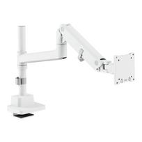 DIGITUS Single Monitor Mount 57inch 27kg Gas Spring VESA: 75x75 100x100 White