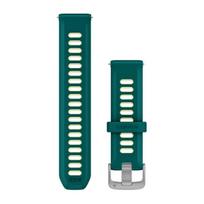 Greitai atsegama Garmin 20mm silikoninė apyrankė, žalsvai mėlynos/citrinos spalvos