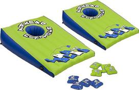 "Airhead Lob The Blob" pripučiamas pripučiamas baseinas arba sausumos "Cornhole" rinkinys