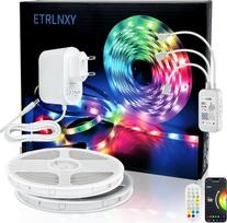 "Alexa" LED juosta 30 m, "WiFi" LED juosta RGB LED juostelės LED pasakų žibintai Muzikos sinchronizavimas, programa veikia su "Google Assistant", LED juostelės Scenos režimas Miegamojo virtuvė Namų šalis