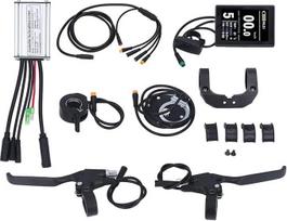 "Alomejor E-Bike Controller Kit", E-Bike konversijos rinkinys su valdikliu LCD8S skydelio matuoklio laikikliu Droselinės sklendės ciferblatas