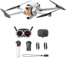 "Antigravitacijos" dronas A1 (maitinamas "Insta360") - 8K 360 laipsnių 249 g sulankstomas dronas ir įtraukiantys skrydžio akiniai su "Point-to-Flight" judesio valdymu su dėklu / 1 baterija