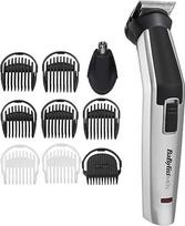 "BaByliss 10 in 1 Titanium Multi Trimmer" veido ir kūno priežiūros rinkinys Nosies žoliapjovė itin aštrūs titano ašmenys