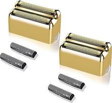 "BaByliss Barberology" dviguba FXFS2G metalinė skutimosi folija (auksinė, 2 pakuotės)
