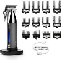 "BaByliss Super-X Metal Professional" plaukų kirpimo mašinėlė, 13 dalių rinkinys, antracito spalvos, E996E