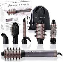 "Bellissima Ceramic & Arganoil 6 in 1" karšto oro šepetys, 6 priedai, jonų technologija, šepetėliai su keramikos ir argano aliejaus danga, džiovina ir suteikia apimties, šalto oro srovė, 1000 W
