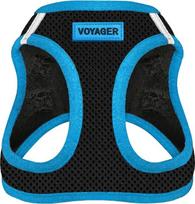 "Best Pet Supplies Voyager Step-in Air Dog Harness" - tinklelio diržai mažiems ir vidutiniams šunims - mėlynas apvadas, L